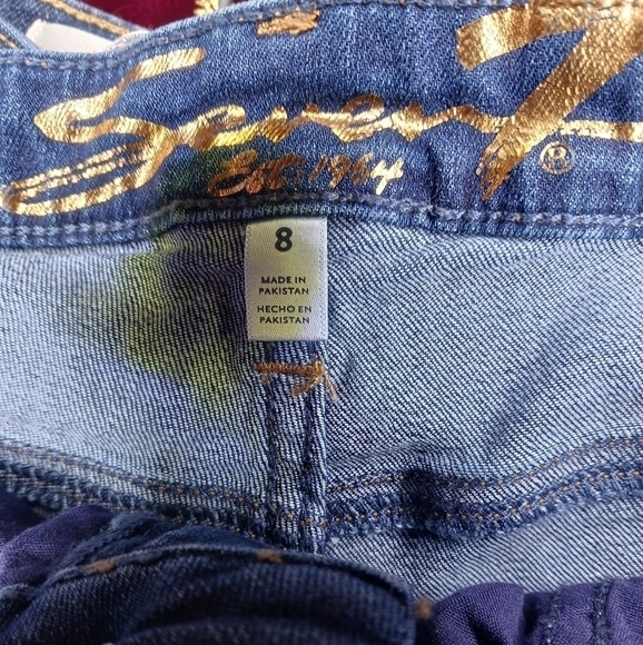 Seven7, Weekend Short, Denim, Size 8, Dark Blue - Picture 3 of 4